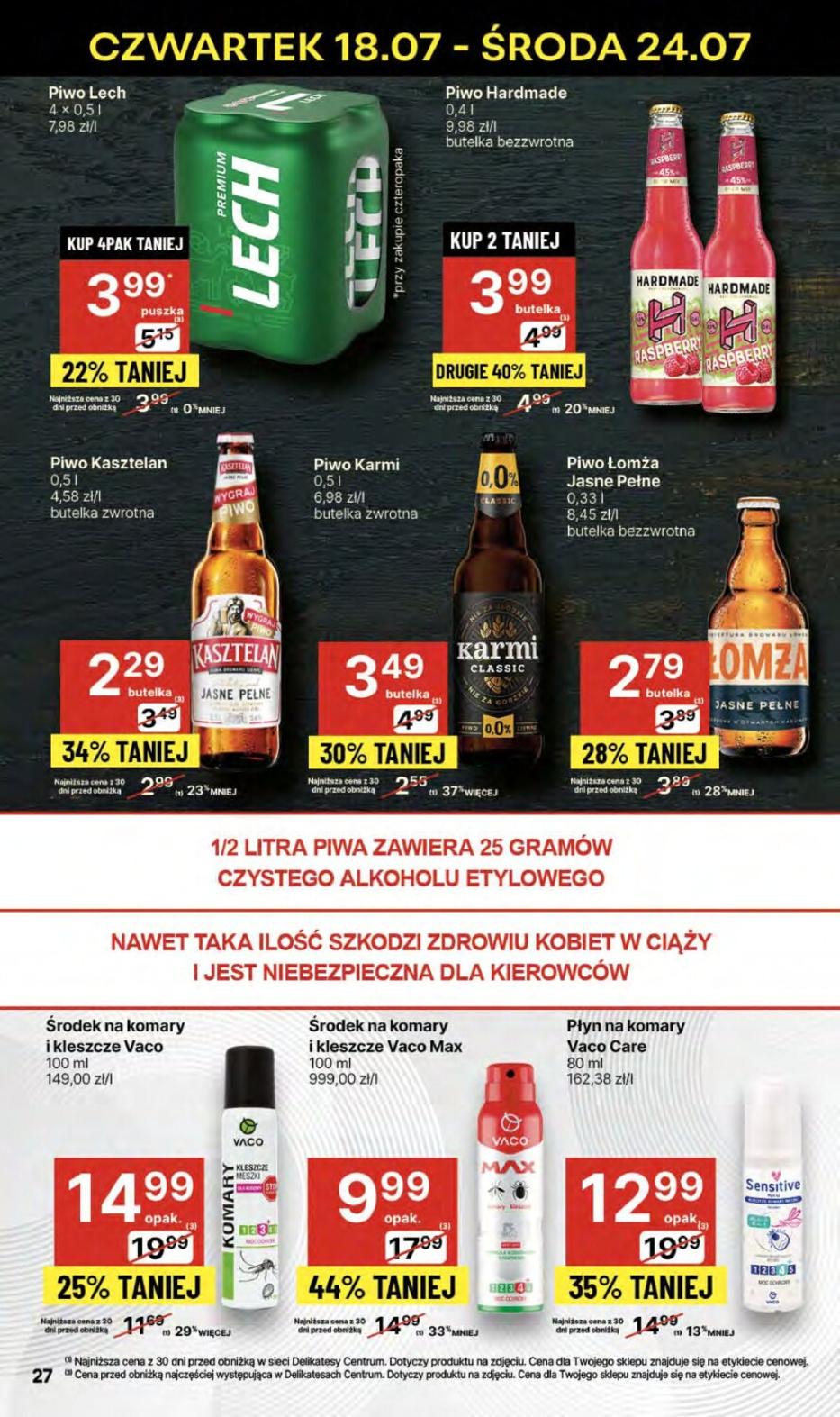 Gazetka promocyjna Delikatesy Centrum str. 27
