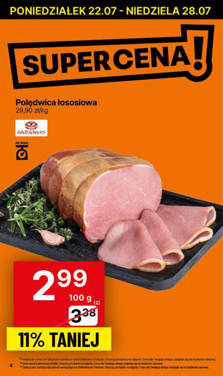 Gazetka promocyjna Delikatesy Centrum str. 4