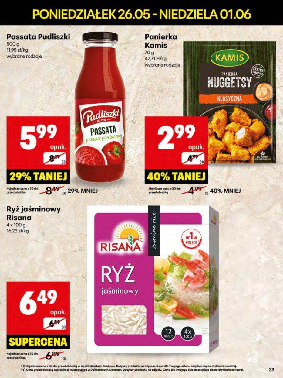 Gazetka promocyjna Delikatesy Centrum str. 23