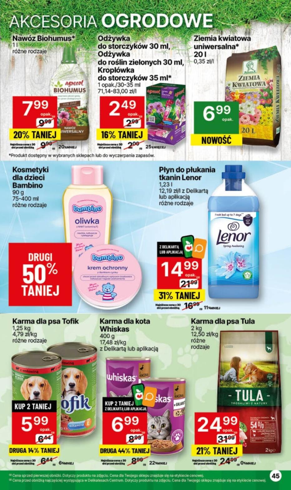 Gazetka promocyjna Delikatesy Centrum str. 45