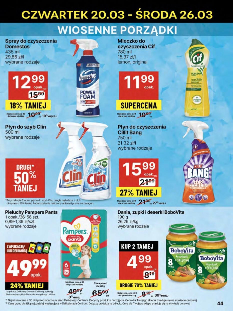 Gazetka promocyjna Delikatesy Centrum str. 44
