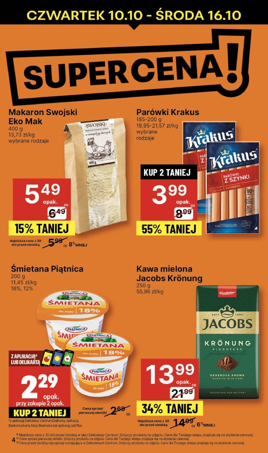 Gazetka promocyjna Delikatesy Centrum str. 4