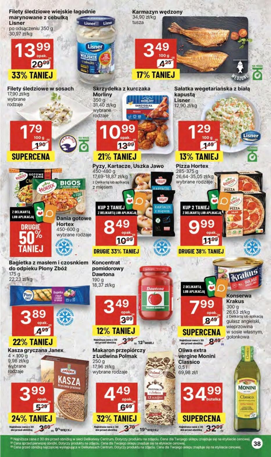Gazetka promocyjna Delikatesy Centrum str. 38