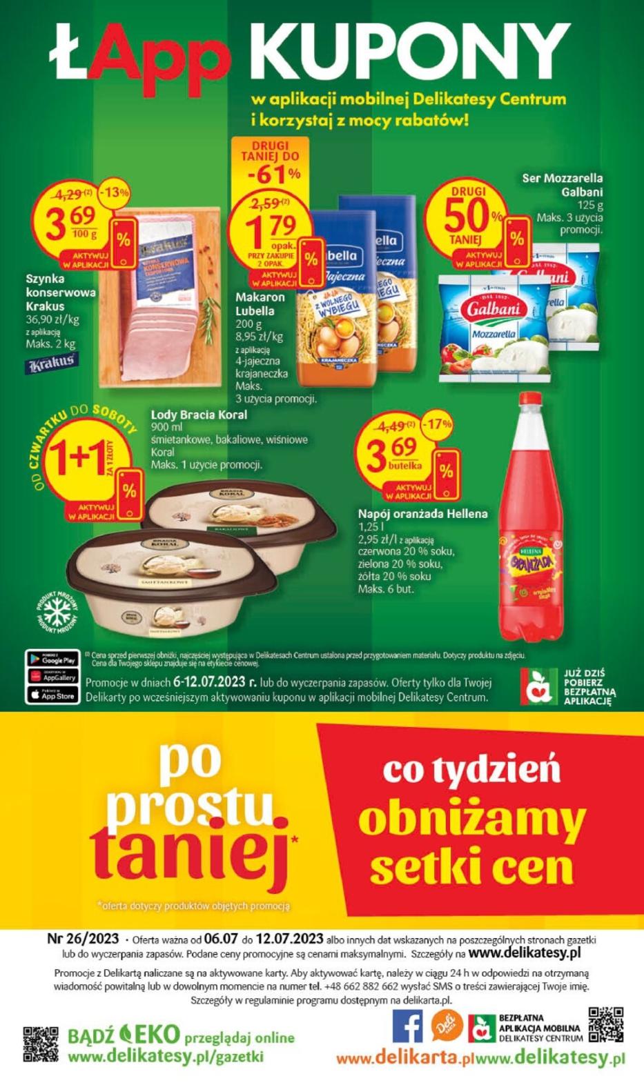 Gazetka promocyjna Delikatesy Centrum str. 32