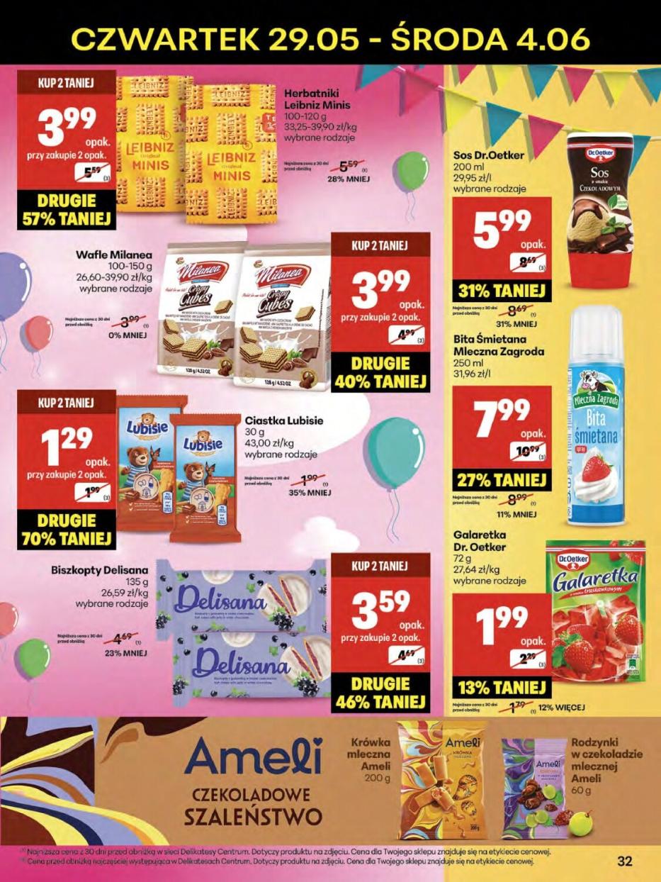 Gazetka promocyjna Delikatesy Centrum str. 32