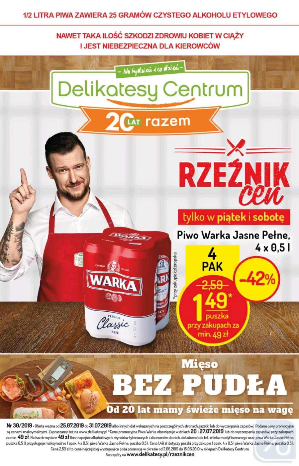 Gazetka promocyjna Delikatesy Centrum str. 1