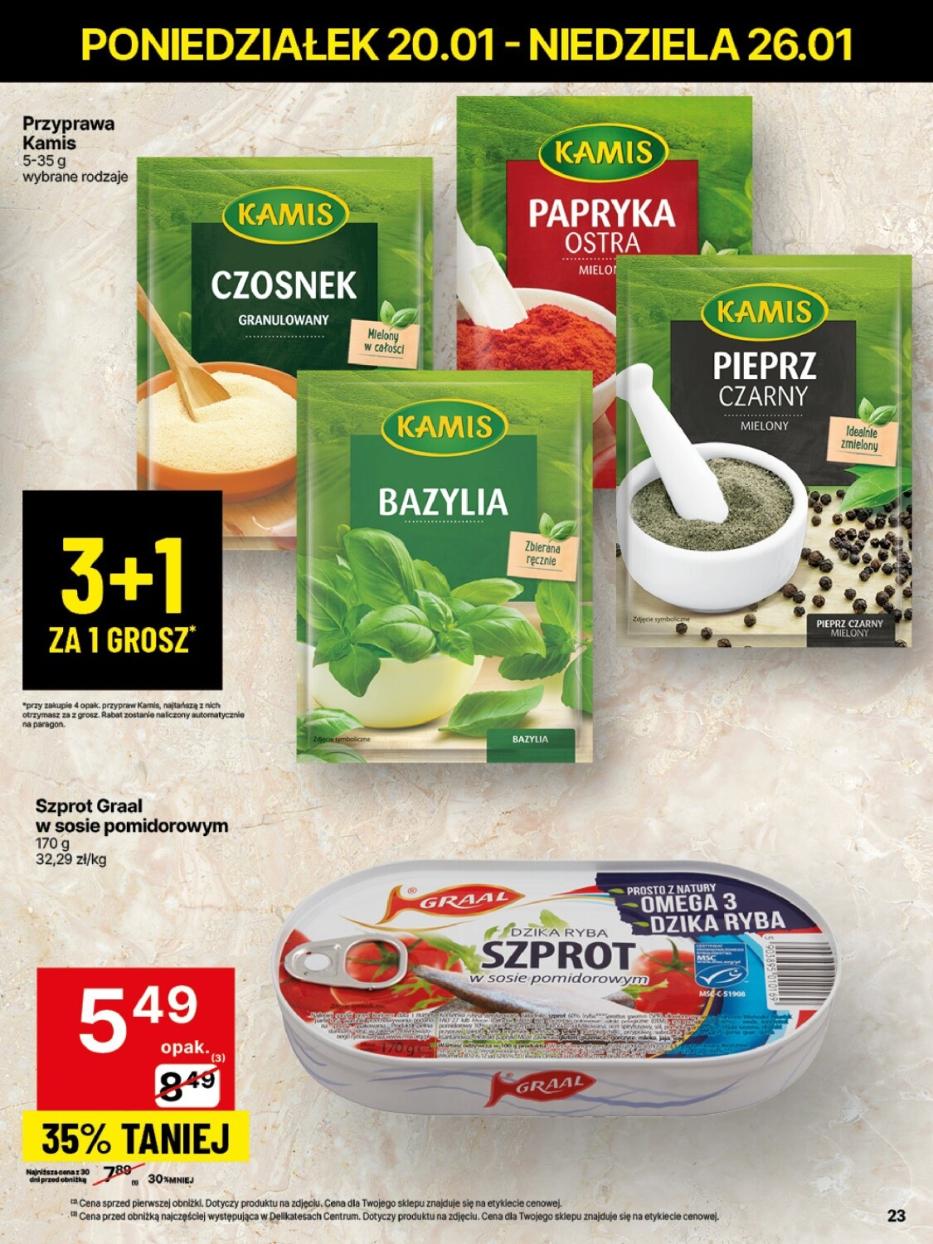 Gazetka promocyjna Delikatesy Centrum str. 23
