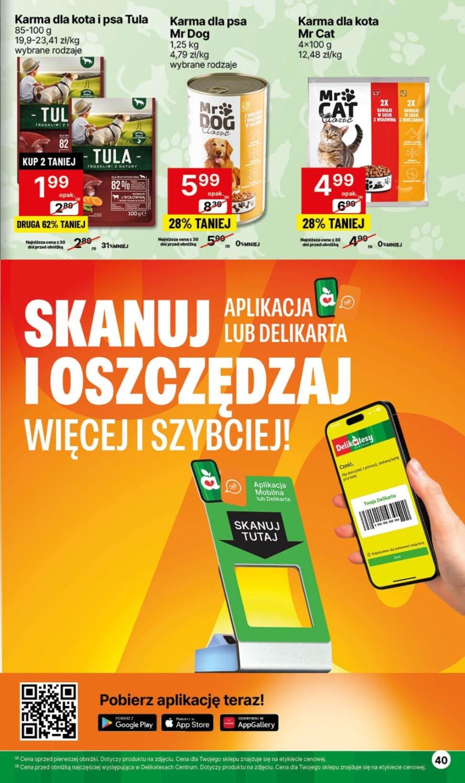 Gazetka promocyjna Delikatesy Centrum str. 40