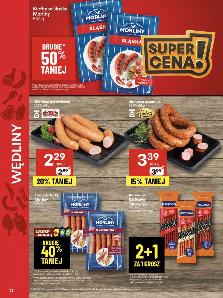 Gazetka promocyjna Delikatesy Centrum str. 21