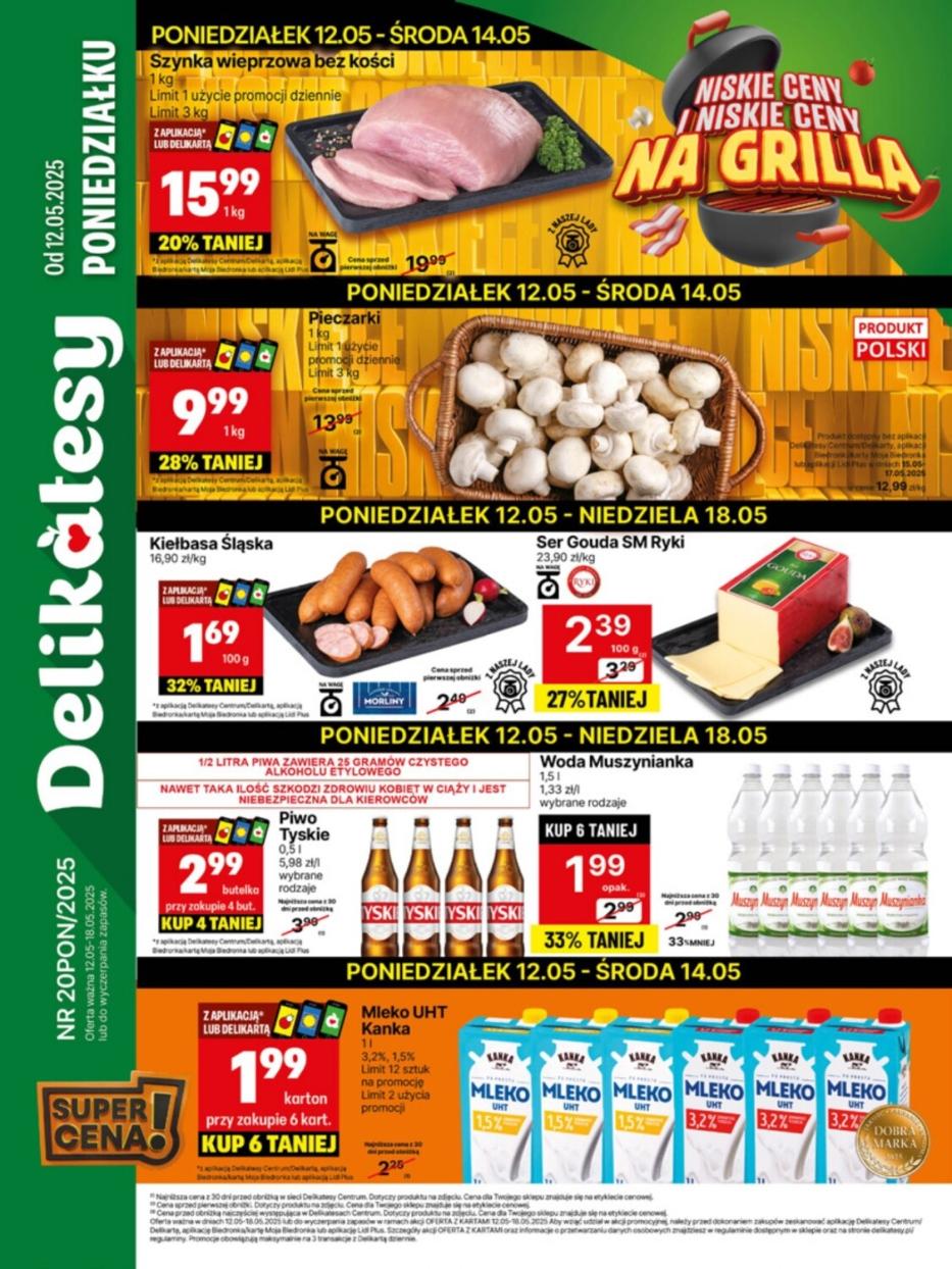Gazetka promocyjna Delikatesy Centrum str. 1