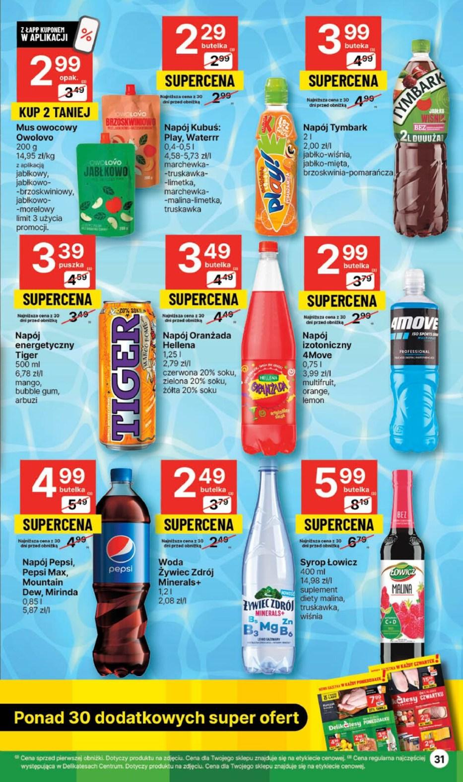 Gazetka promocyjna Delikatesy Centrum str. 31