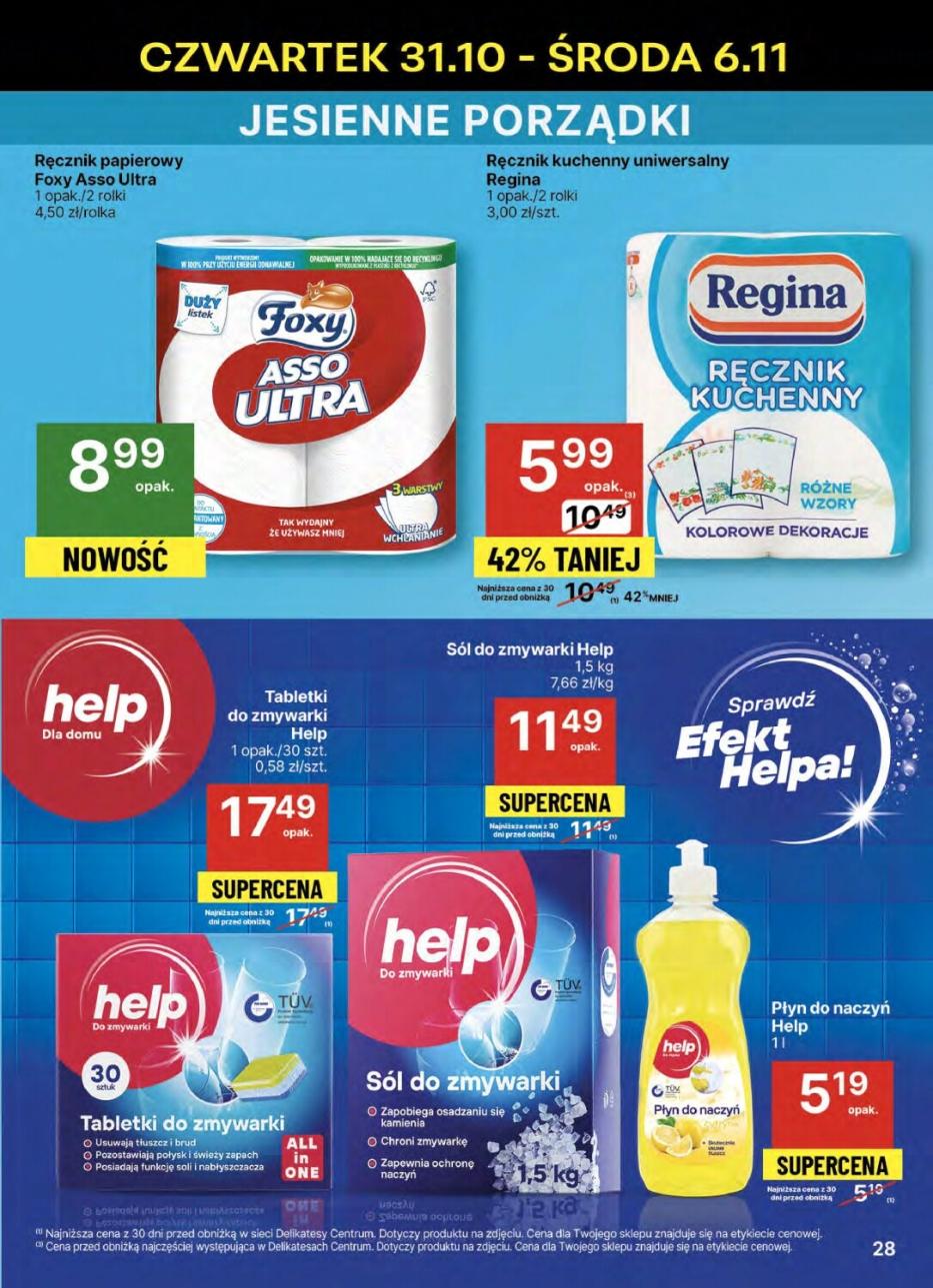 Gazetka promocyjna Delikatesy Centrum str. 28