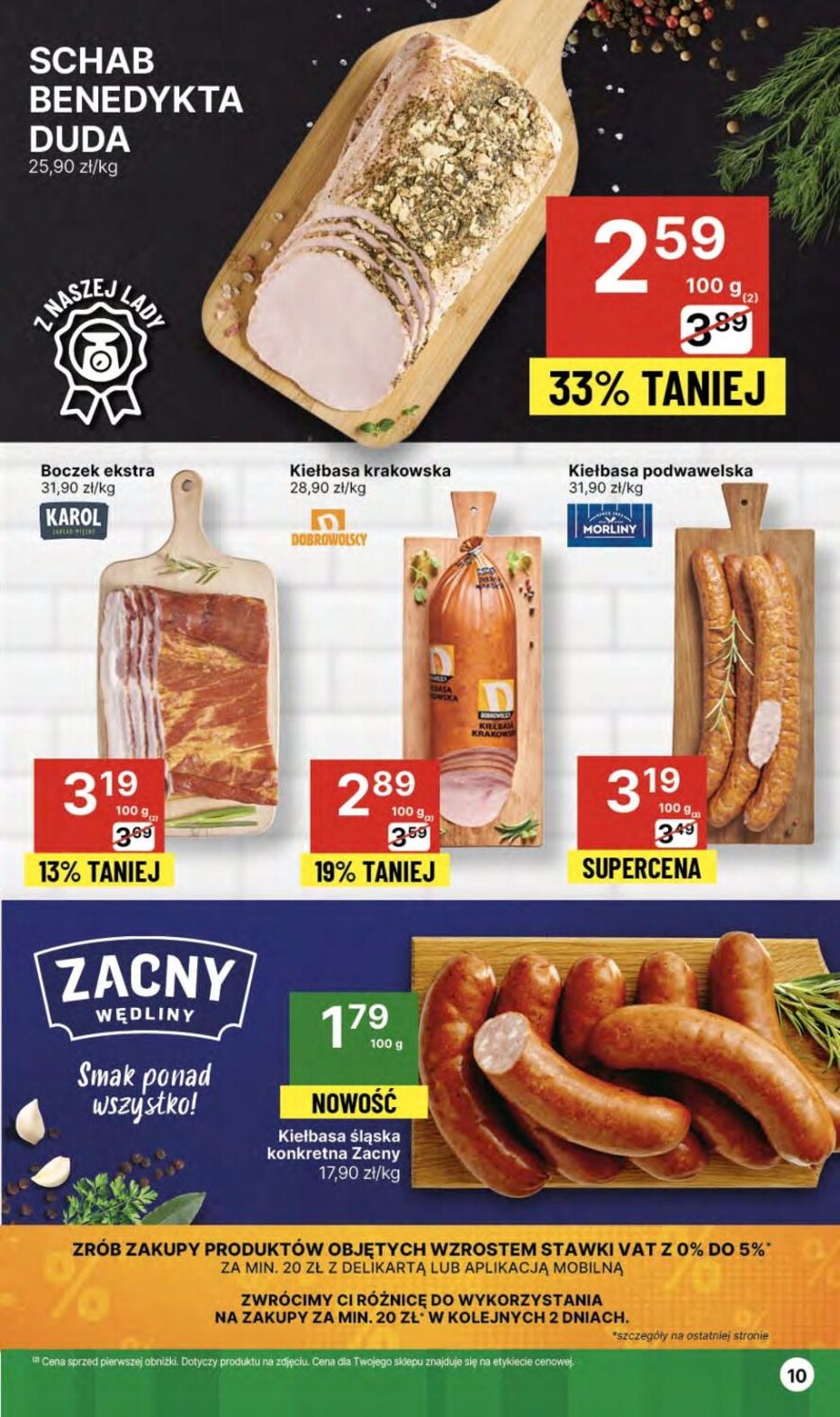 Gazetka promocyjna Delikatesy Centrum str. 10