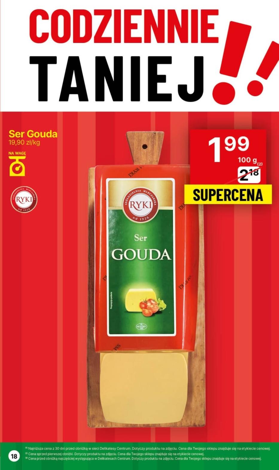 Gazetka promocyjna Delikatesy Centrum str. 18