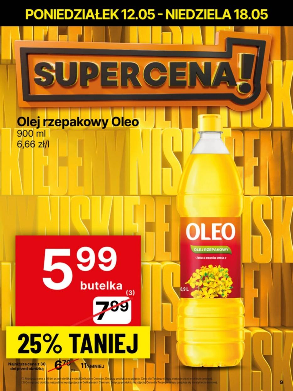 Gazetka promocyjna Delikatesy Centrum str. 9