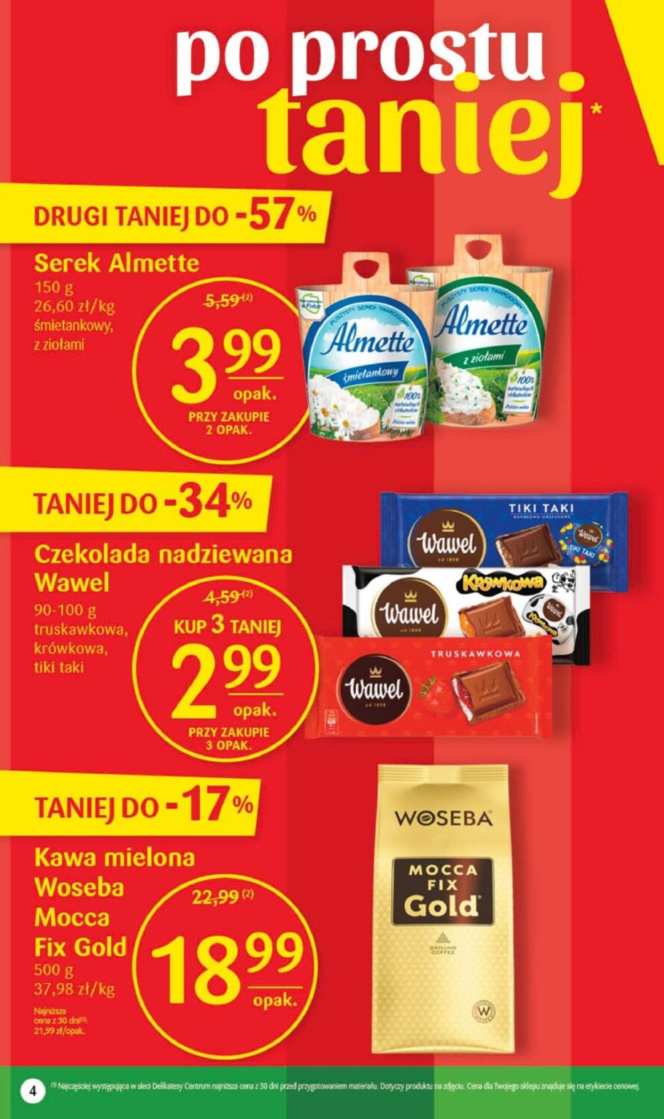 Gazetka promocyjna Delikatesy Centrum str. 4
