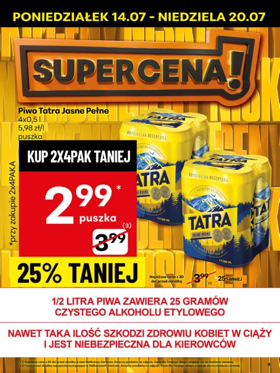 Gazetka promocyjna Delikatesy Centrum str. 9