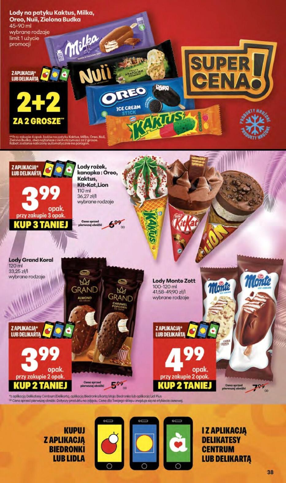 Gazetka promocyjna Delikatesy Centrum str. 38