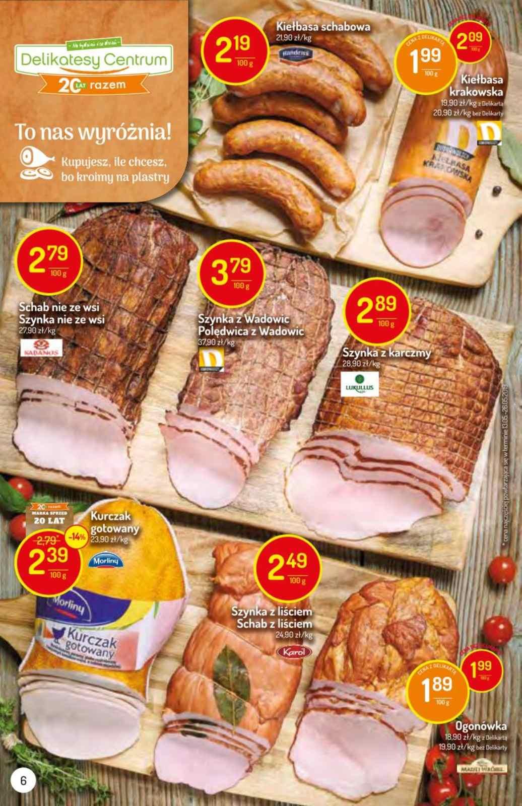 Gazetka promocyjna Delikatesy Centrum str. 6
