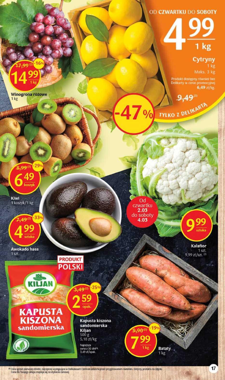 Gazetka promocyjna Delikatesy Centrum str. 17