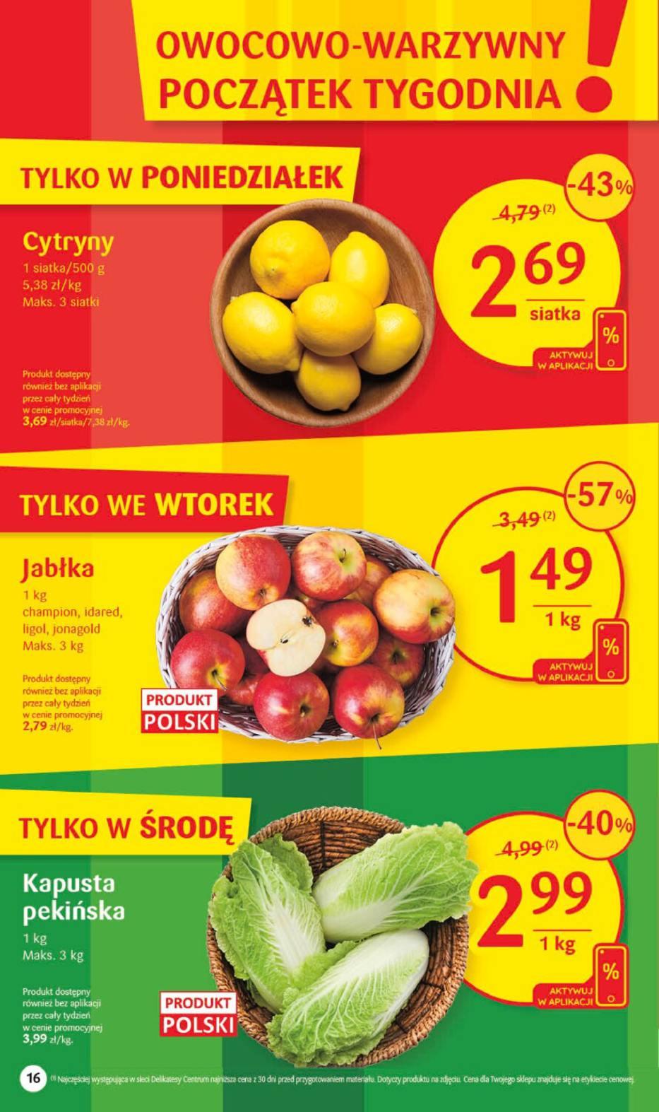 Gazetka promocyjna Delikatesy Centrum str. 16