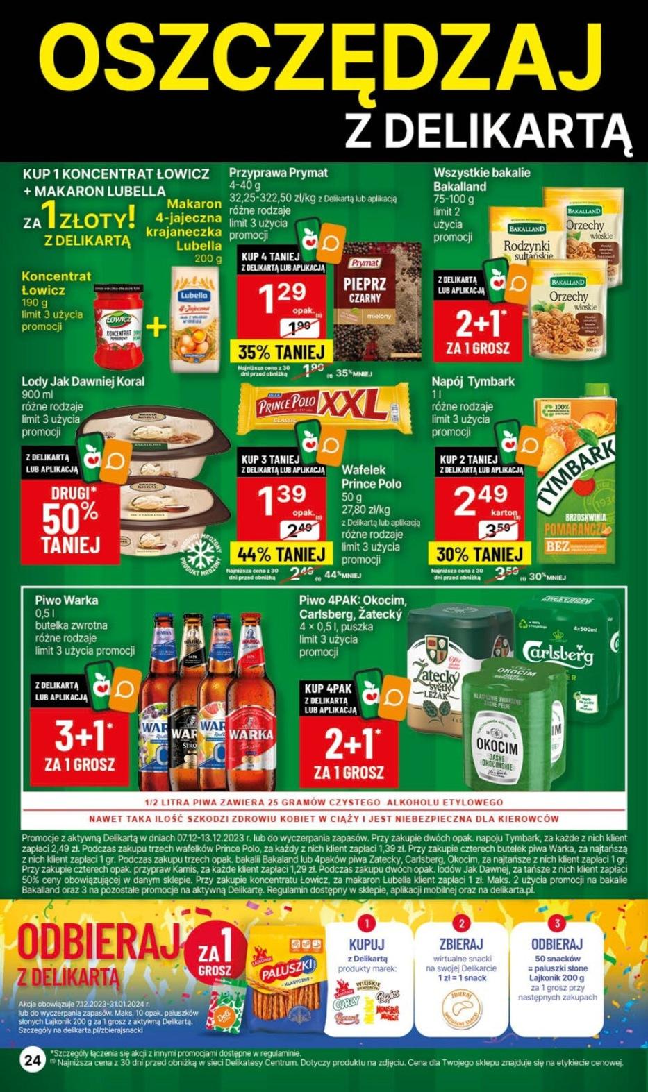 Gazetka promocyjna Delikatesy Centrum str. 24