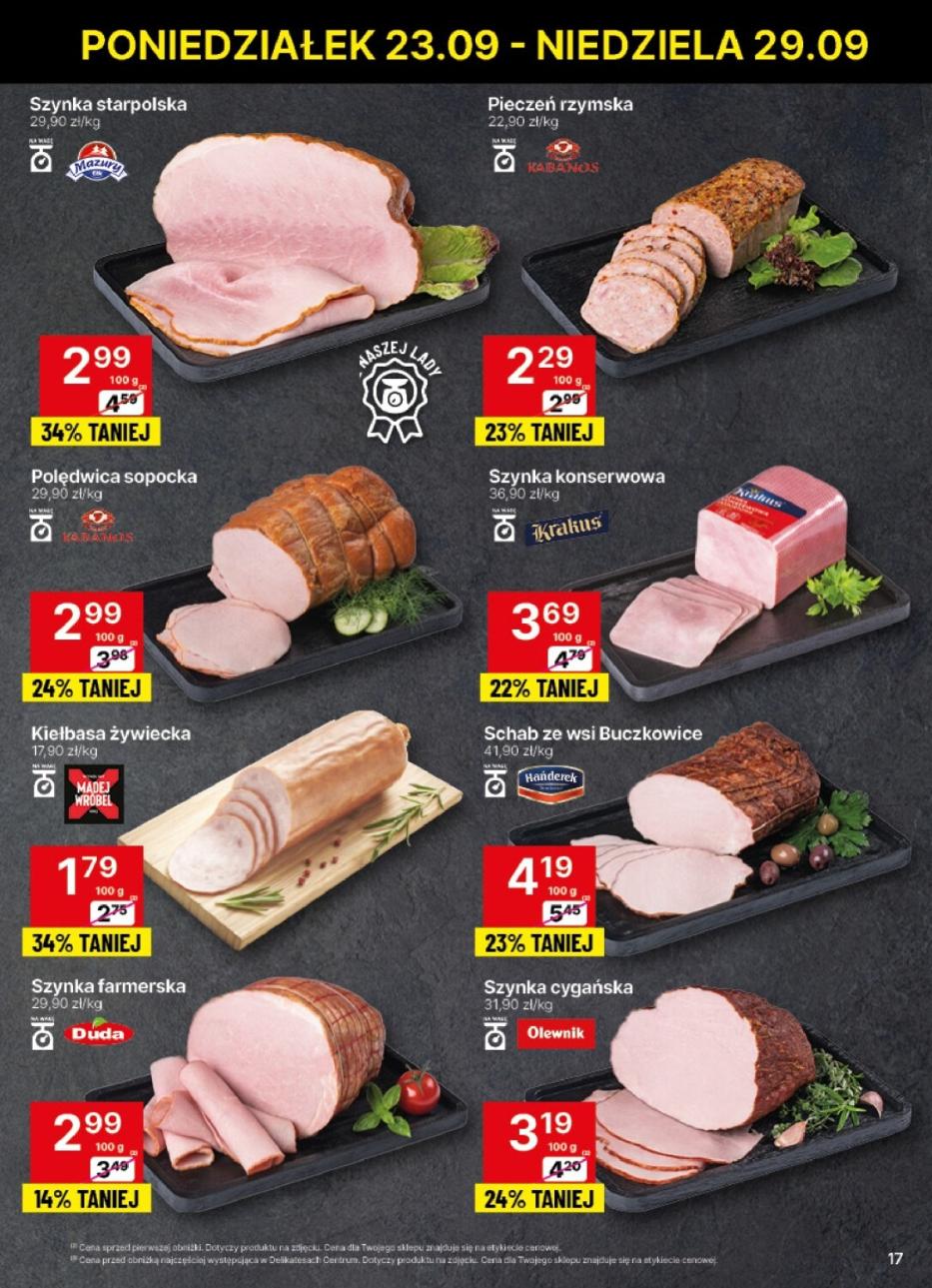 Gazetka promocyjna Delikatesy Centrum str. 17