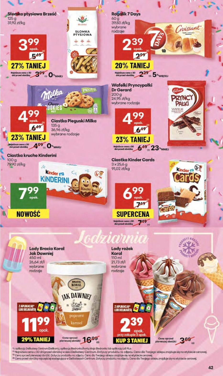 Gazetka promocyjna Delikatesy Centrum str. 42