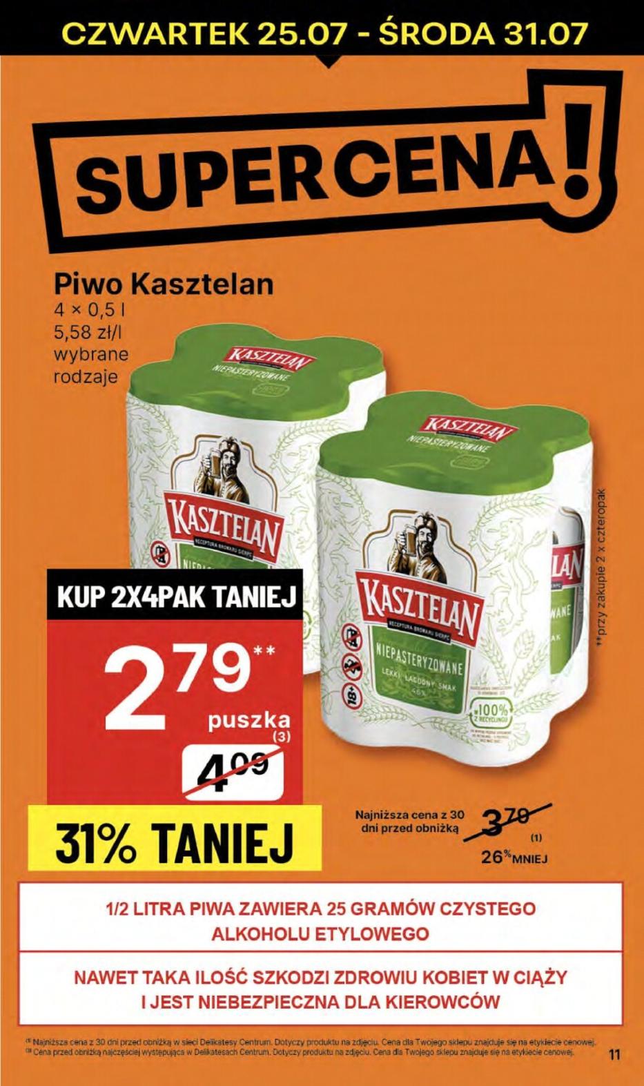 Gazetka promocyjna Delikatesy Centrum str. 11