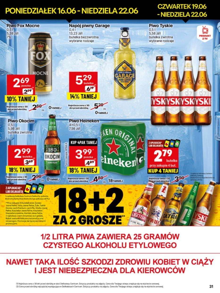 Gazetka promocyjna Delikatesy Centrum str. 31