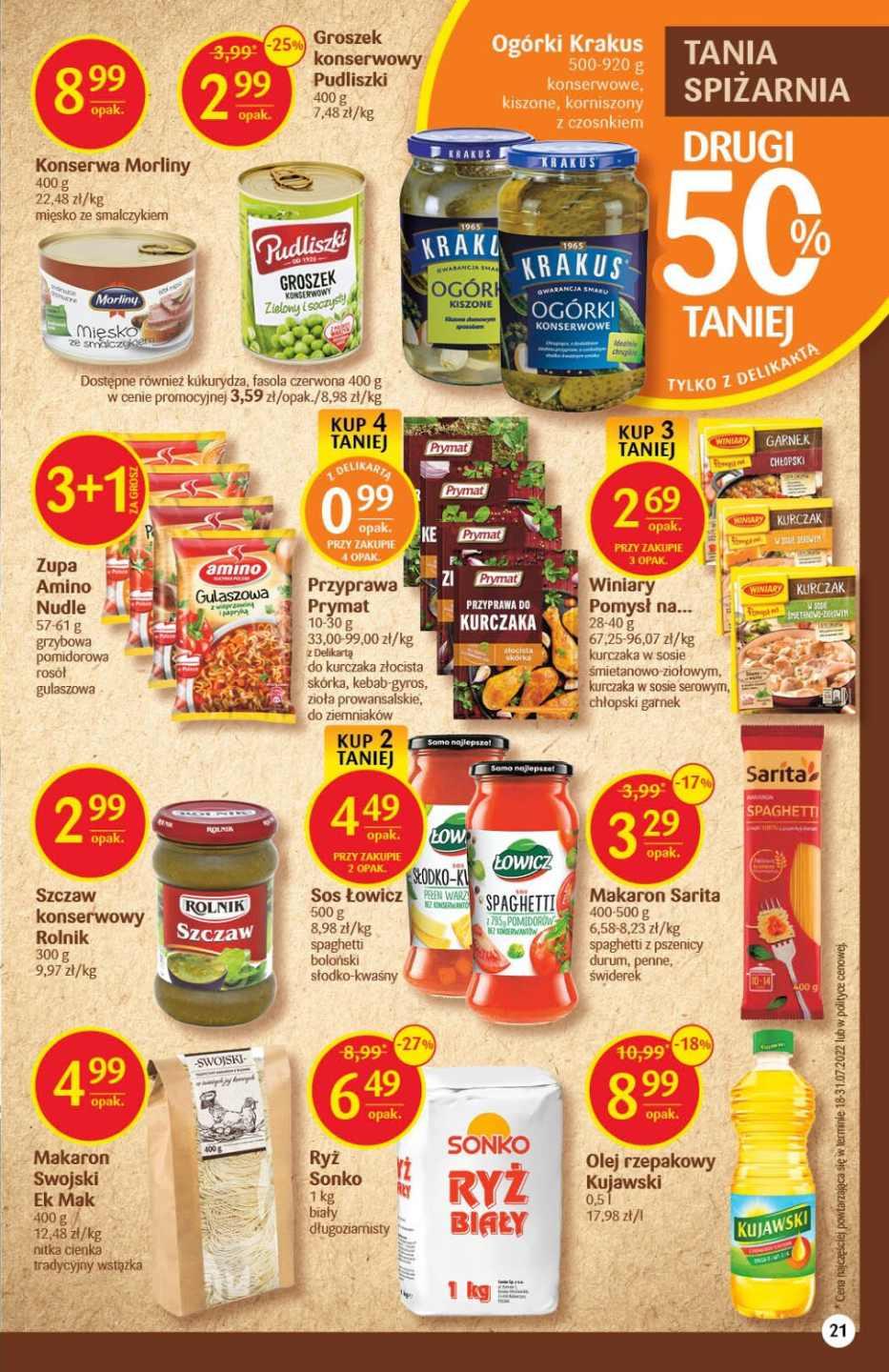 Gazetka promocyjna Delikatesy Centrum str. 21