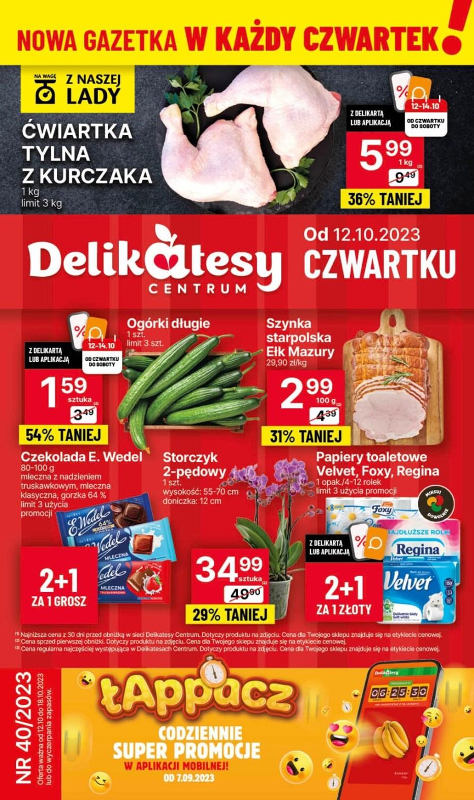 Gazetka promocyjna Delikatesy Centrum str. 1