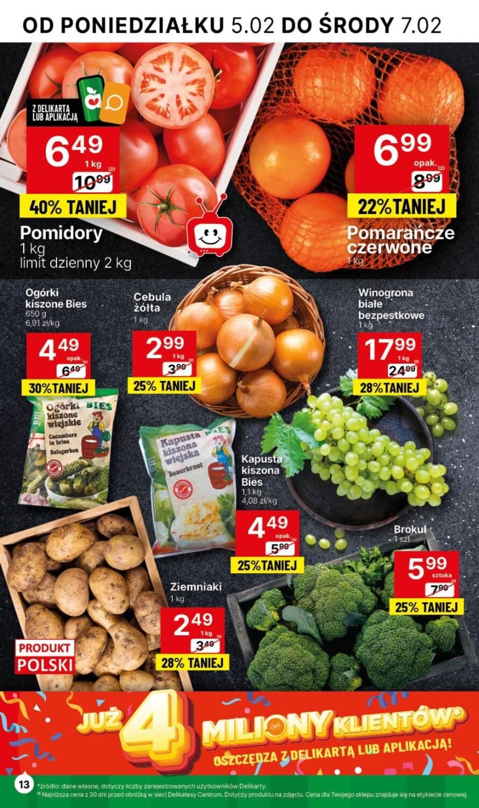 Gazetka promocyjna Delikatesy Centrum str. 13