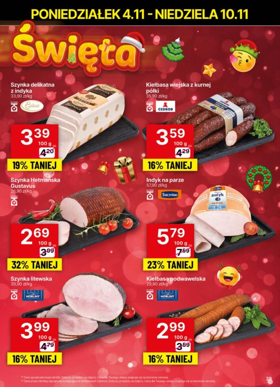 Gazetka promocyjna Delikatesy Centrum str. 39