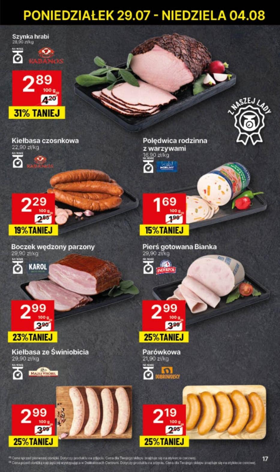 Gazetka promocyjna Delikatesy Centrum str. 17