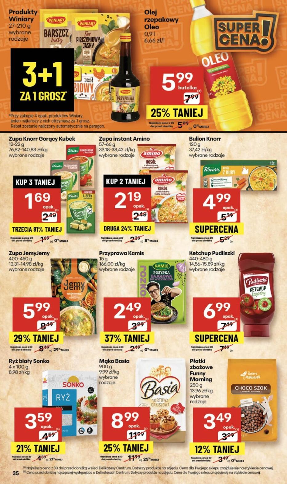 Gazetka promocyjna Delikatesy Centrum str. 35