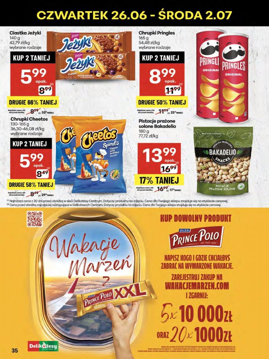 Gazetka promocyjna Delikatesy Centrum str. 35