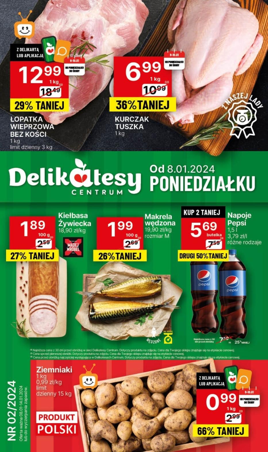 Gazetka promocyjna Delikatesy Centrum str. 1