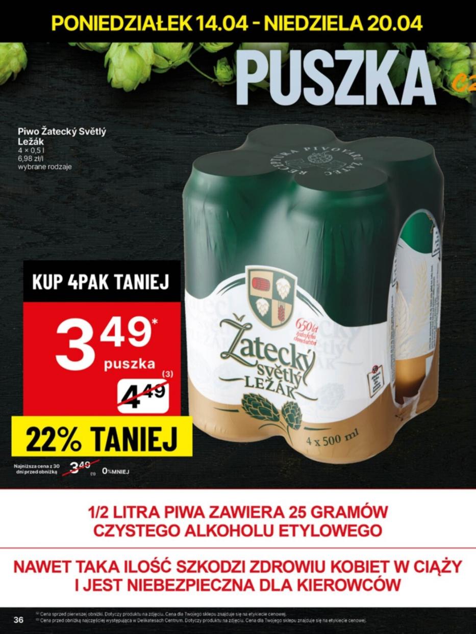 Gazetka promocyjna Delikatesy Centrum str. 36
