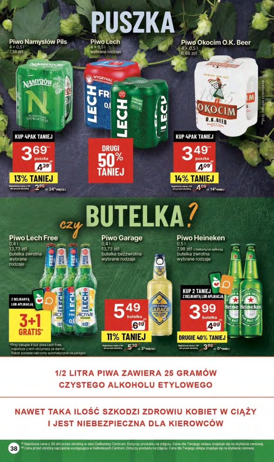 Gazetka promocyjna Delikatesy Centrum str. 38