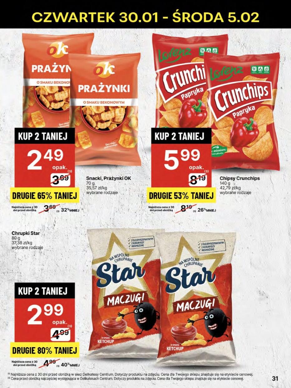 Gazetka promocyjna Delikatesy Centrum str. 31