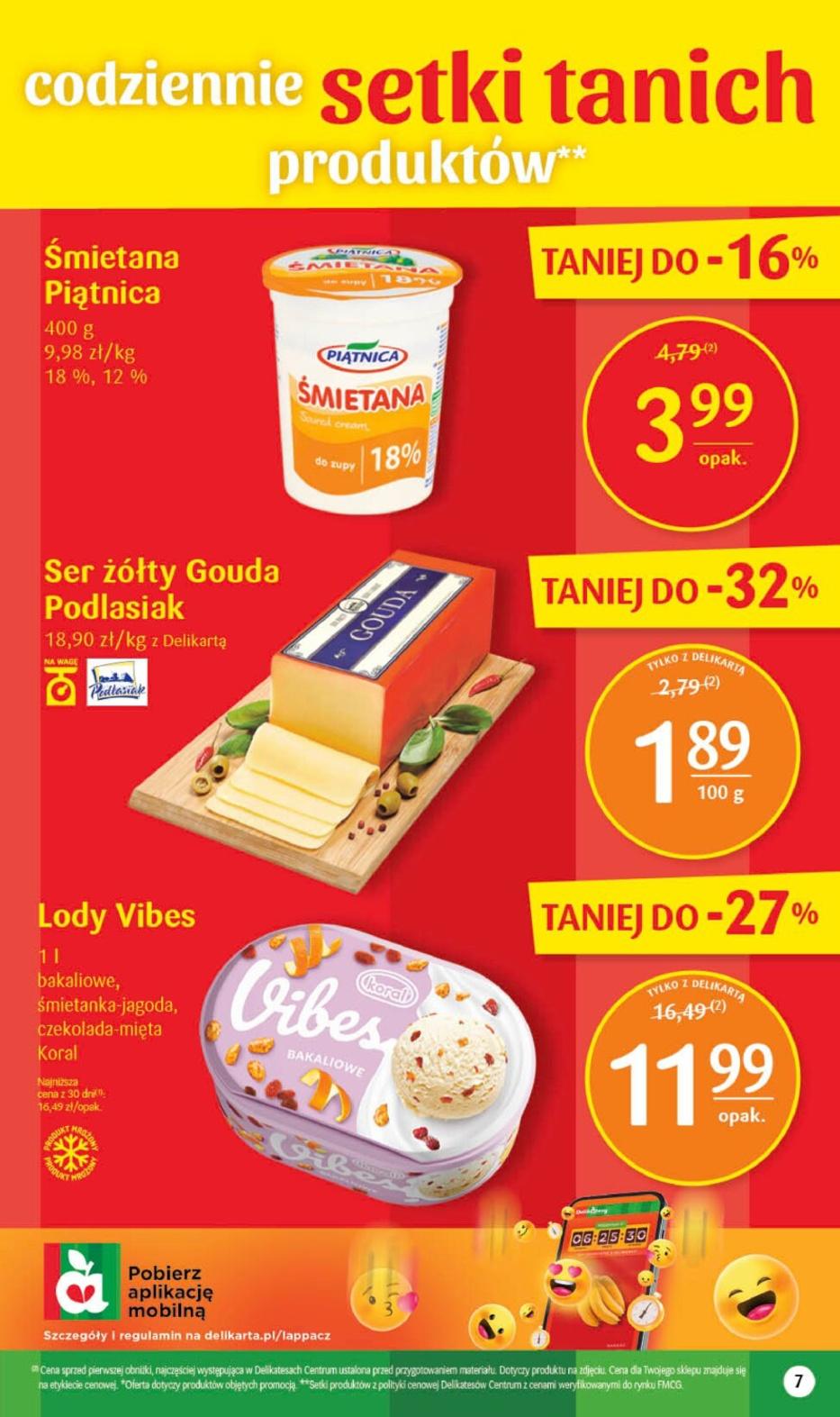 Gazetka promocyjna Delikatesy Centrum str. 7