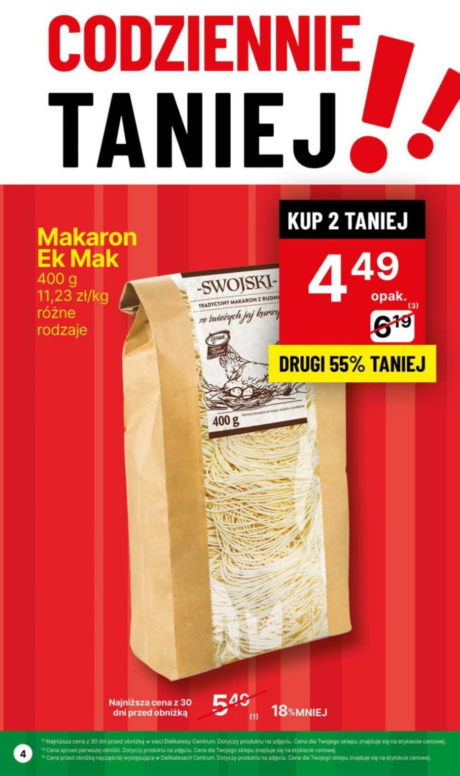 Gazetka promocyjna Delikatesy Centrum str. 4