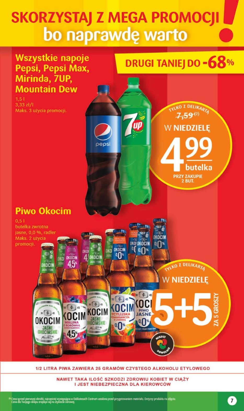 Gazetka promocyjna Delikatesy Centrum str. 7