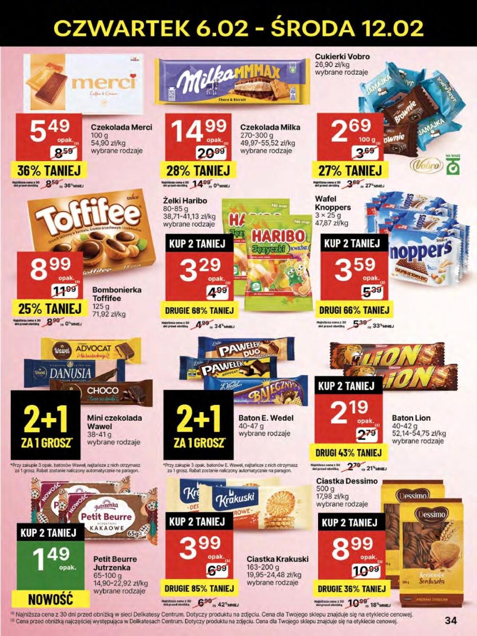 Gazetka promocyjna Delikatesy Centrum str. 34