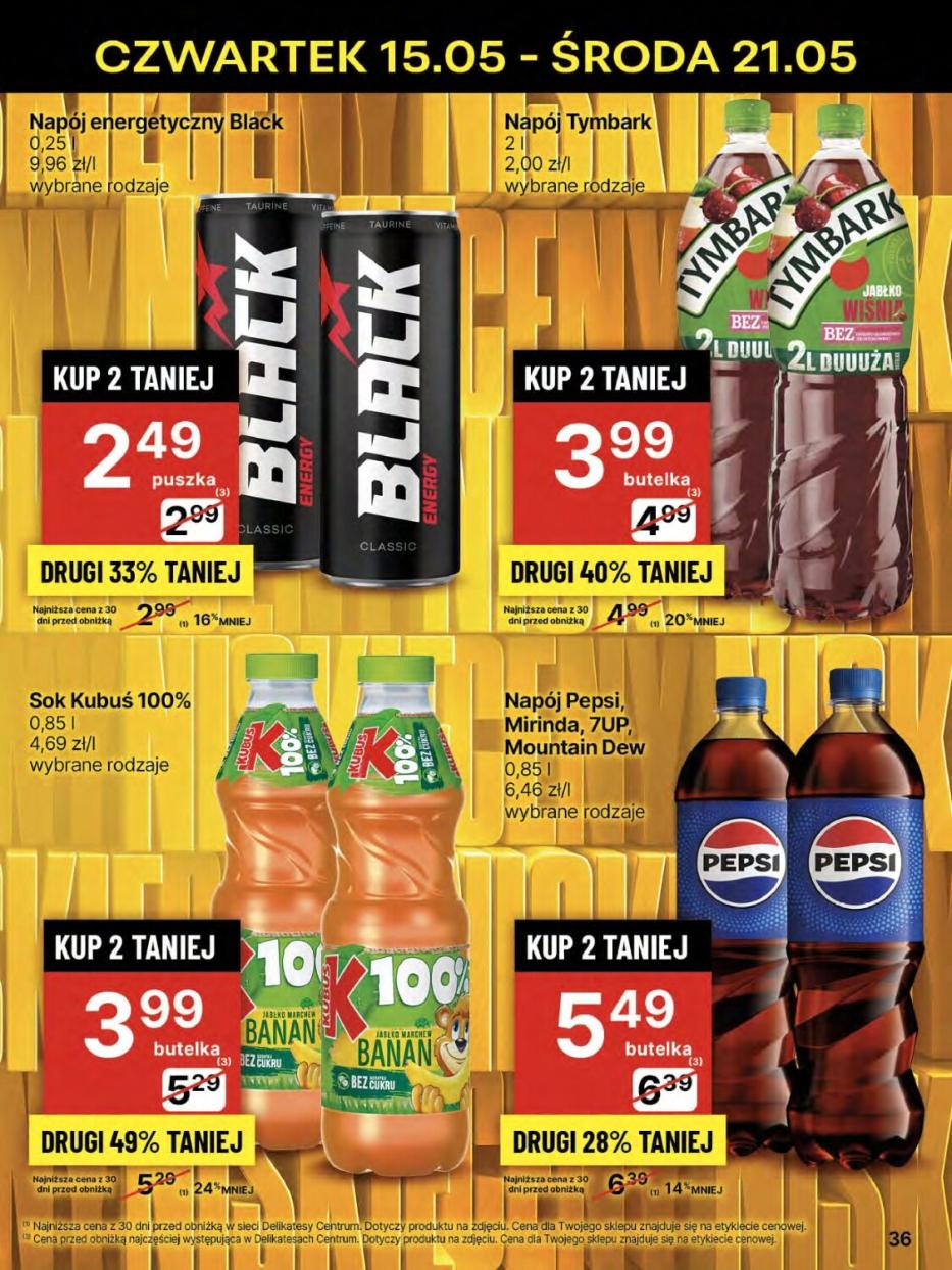 Gazetka promocyjna Delikatesy Centrum str. 36