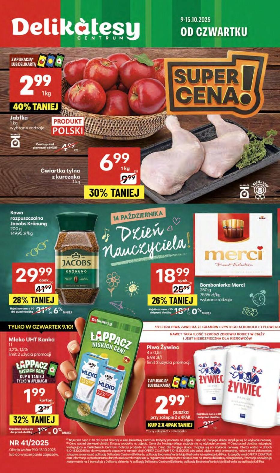 Gazetka promocyjna Delikatesy Centrum str. 1