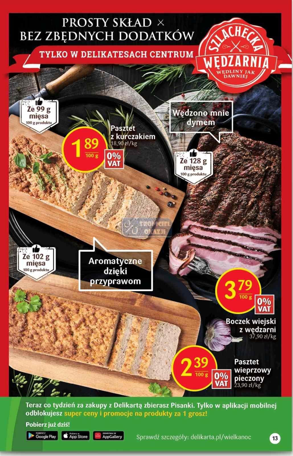 Gazetka promocyjna Delikatesy Centrum str. 13