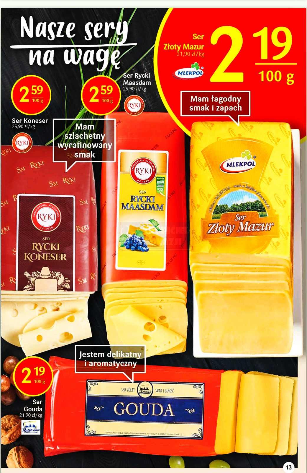 Gazetka promocyjna Delikatesy Centrum str. 13