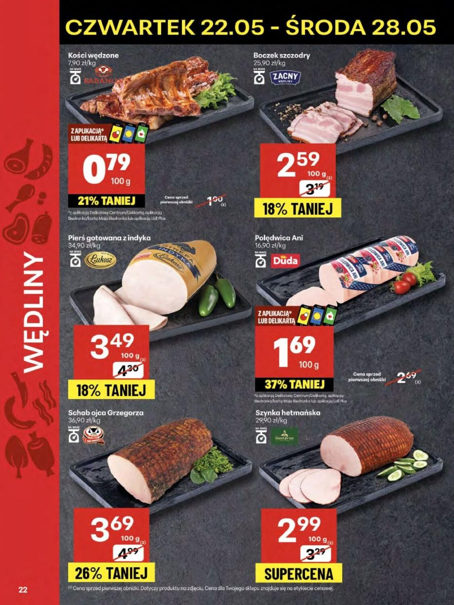 Gazetka promocyjna Delikatesy Centrum str. 22